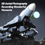 Fighter jet drone HD camera close-up under nose, capturing aerial photos, stabilized mount for clear video recording. HD.