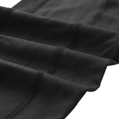 fitness leggings women stretch fabric detail showing stitching and smooth material