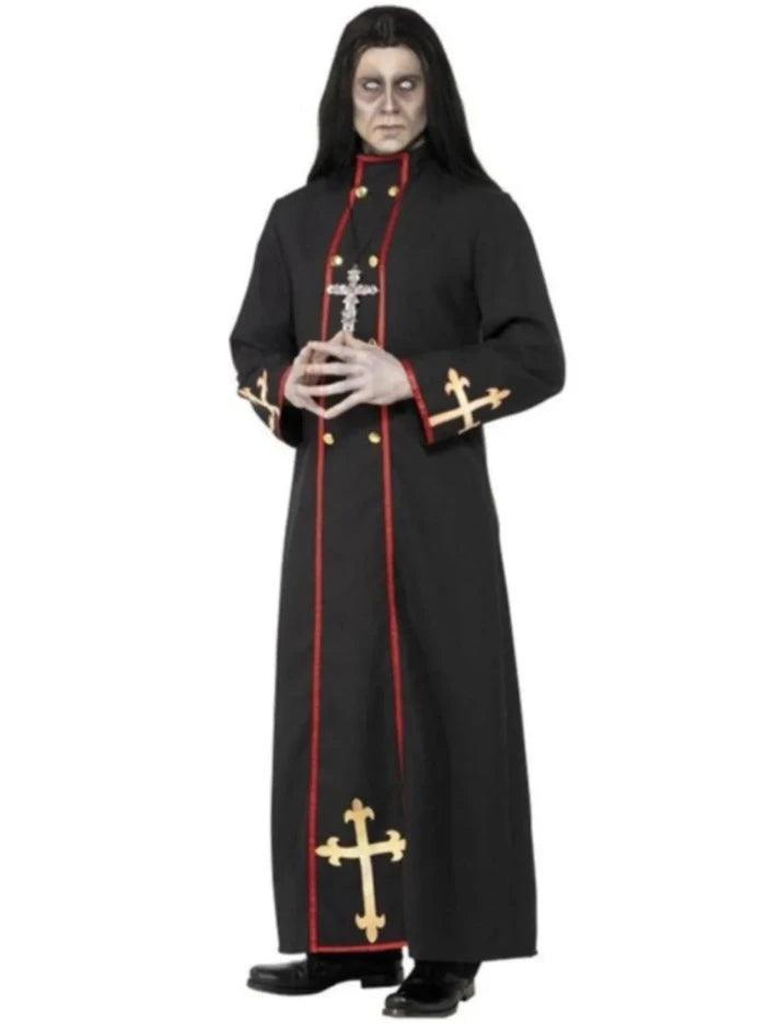 Gothic Priest Costume: Unleash Your Dark Side - UrSuperMart