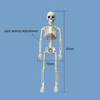 Halloween Ghost Skull themed black bat wings costume for pets, 45cm wide.