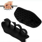 Hand grip strengthener with detailed finger insert view and non-slip grip surface for training.