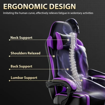 High - Performance Gaming Chair with 21.25" Wide Cushion - UrSuperMart