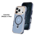 iPhone 17 MagSafe Case in blue featuring MagSafe ring and raised camera guard