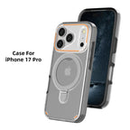 iPhone 17 MagSafe Case in gray with magnetic ring and protective edges