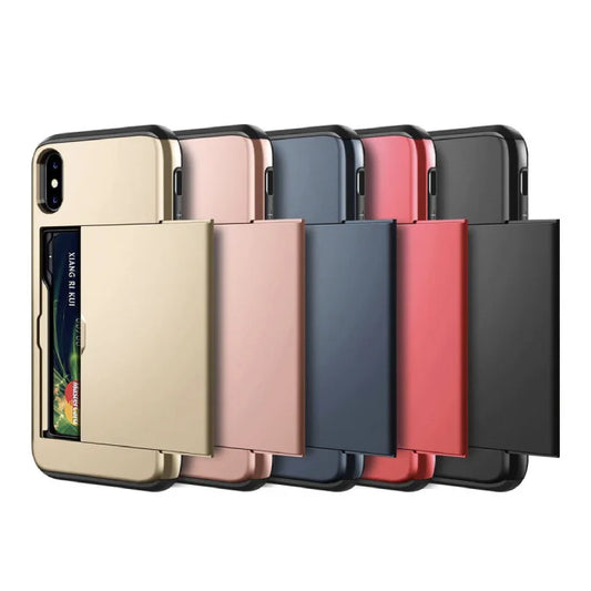 iphone with wallet protective cases in multiple colors for all iphone models under $10