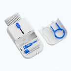 Keyboard Cleaning Kit in blue featuring brush, cleaning pen, spray bottle and tool set