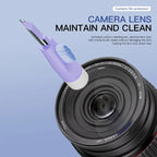 Keyboard Cleaning Kit cleaning pen used on camera lens with soft bristle brush