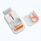 Keyboard Cleaning Kit in orange with full cleaning tools and open storage case