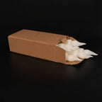LED Halloween Candle Set shown in brown box packaging with visible white flameless candles.