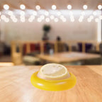 lemon storage box on a wooden table in a cozy, well-lit room