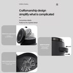 magnetic 4 in 1 wireless charging station demonstrating folding phone bracket watch holder and cooling system for safe charging