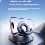  Magnetic Car Phone Holder compatible with all cases and models, ideal for thick phone designs.