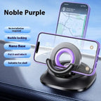  Magnetic Car Phone Holder with stable ring clamp and anti-sun design for firm phone support.