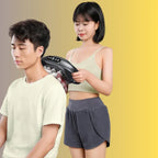 Massage Gun with 16-head high-frequency vibration delivering deep tissue pressure for efficient full-body muscle relaxation