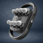 Massage Gun upgraded model with 16 rotating heads and ergonomic handles delivering strong thrust for intensive back massage relief