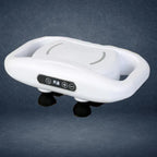 Massage Gun compact white model with dual handles and multi-mode controls designed for effective deep muscle relaxation