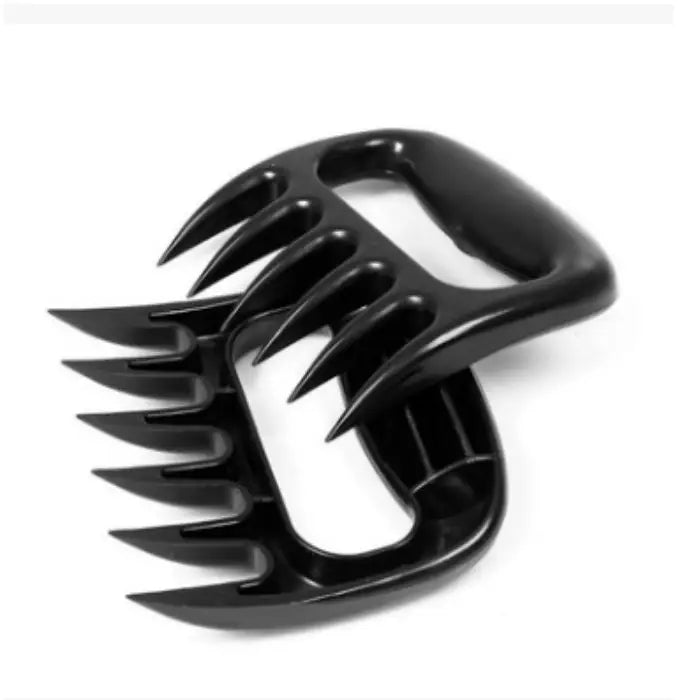 Meat shredding claws made of durable plastic, essential kitchen tools for barbecue and meat preparation.