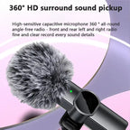 Microphone Portable featuring 360° HD surround pickup with clear, all-angle sound capture capabilities.