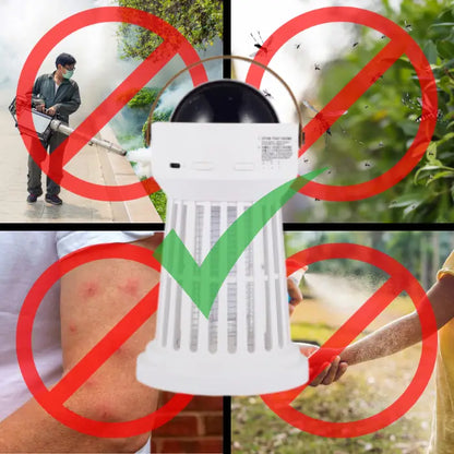 mosquito trap highlighted as a safe alternative to sprays and other chemical-based solutions.