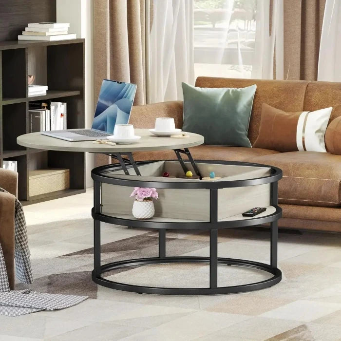 Multi - Functional Living Room Table with Hidden Storage - UrSuperMart