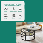Multi - Functional Living Room Table with Hidden Storage - UrSuperMart