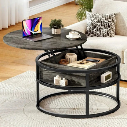 Multi - Functional Living Room Table with Hidden Storage - UrSuperMart