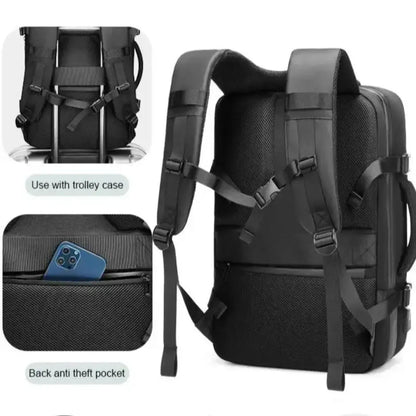 Multifunctional Backpack with Vacuum Compression for Space - Saving Travel - UrSuperMart