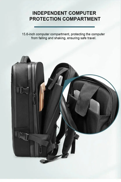 Multifunctional Backpack with Vacuum Compression for Space - Saving Travel - UrSuperMart