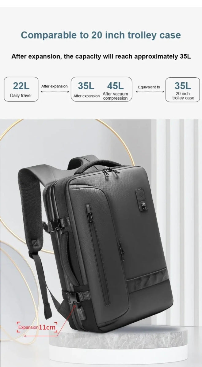 Multifunctional Backpack with Vacuum Compression for Space - Saving Travel - UrSuperMart