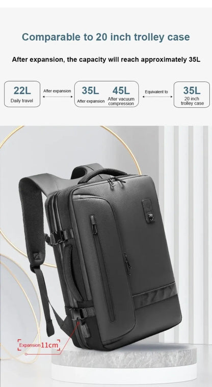 Multifunctional Backpack with Vacuum Compression for Space - Saving Travel - UrSuperMart