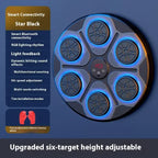 Music Boxing Machine set with children’s boxing gloves and RGB lighting for kid-friendly workouts