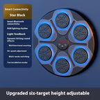 Music Boxing Machine in Star Black with Bluetooth, RGB lights, multi-mode settings, and speed adjustment