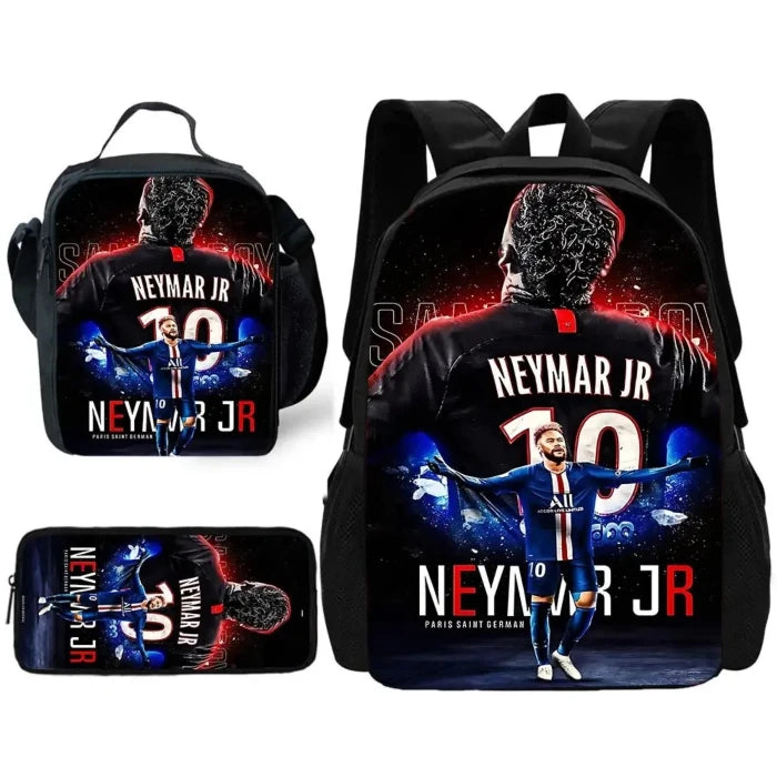 Neymar - themed Backpack & Lunch Set | Soccer Fan Must - Have - UrSuperMart