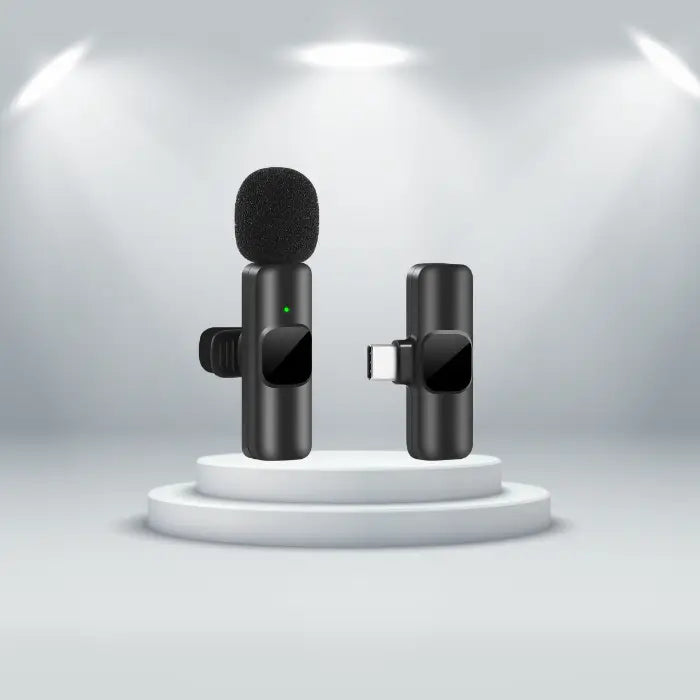 Professional noise canceling wireless microphone system ideal for broadcasting and live recording for Android