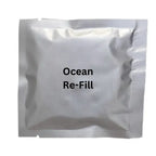 Silver refill packet with ocean fragrance for car aromatherapy system