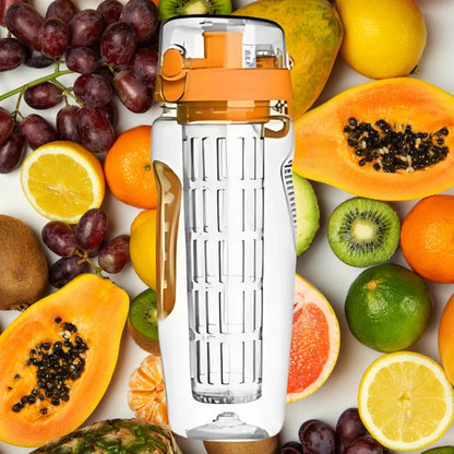 BPA free Premium 32oz Fruit Infuser Water Bottle