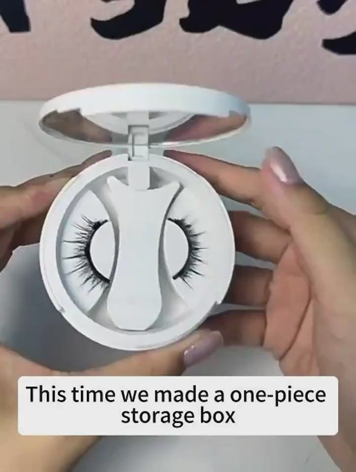 Magnetic Eyelashes compact case and applicatior