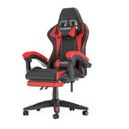 Black and red gaming chair with 'Bigzzia' branding on a white background