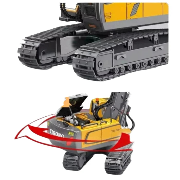 Remote Control Construction Vehicles – Realistic Alloy Toys - UrSuperMart