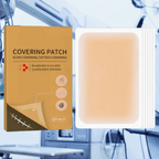 Breathable and durable scar and tattoo covering patches in a sleek 6-pack design for all skin types.