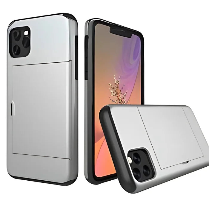 silver wallet case protection for all iphone models under $10