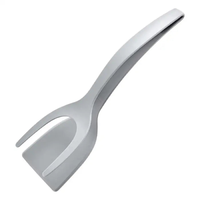 Sleek silver silicone spatula featuring a durable and stylish design for efficient cooking tasks.