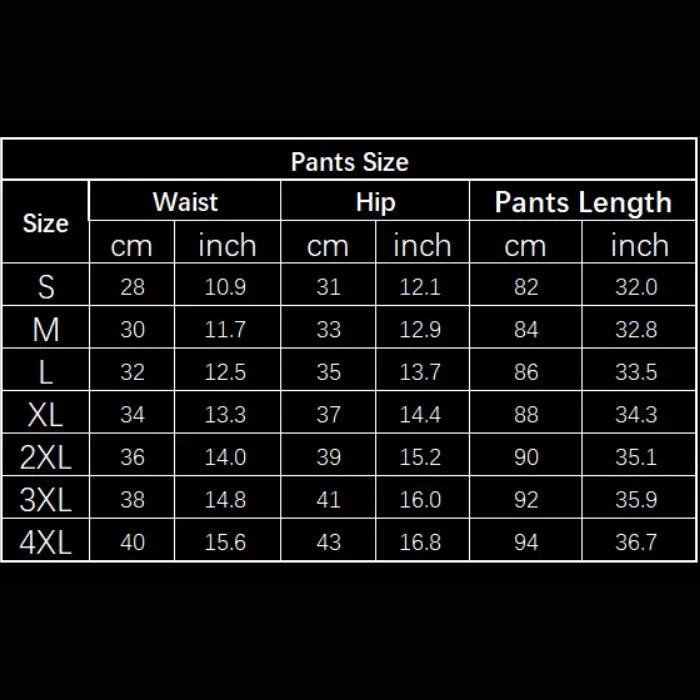 size charge showing different sizes available at Ursupermart