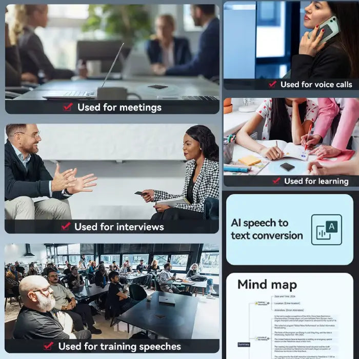 Smart voice recorder with ChatGPT-4 for meetings, interviews, voice calls, learning, and training use cases.