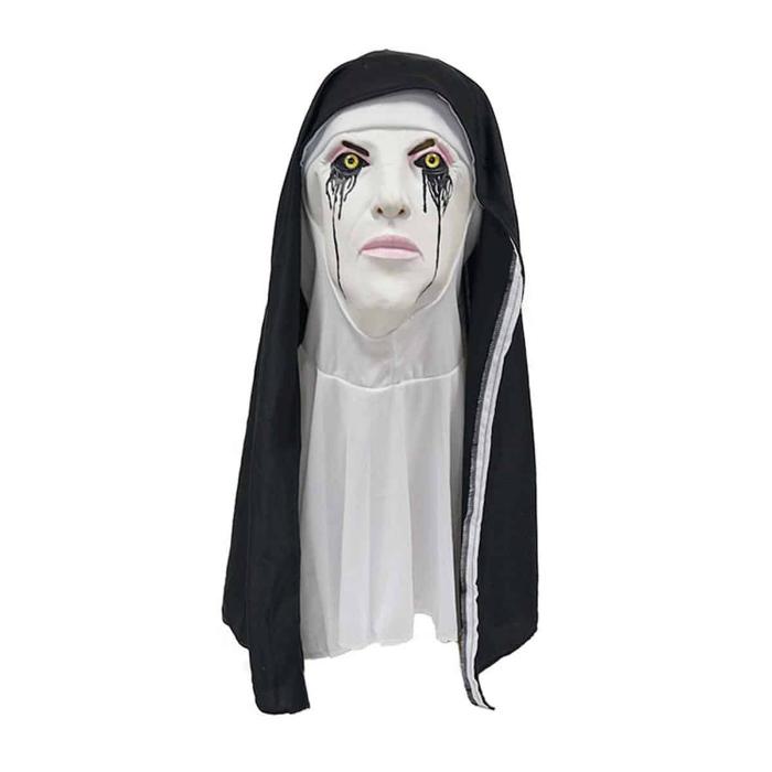 Spooky Nun Horror Mask for Halloween - UrSuperMart