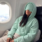 Hoodie with Eye Mask for Undisturbed Rest & Travel Naps