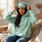 Hoodie with Eye Mask for Undisturbed Rest & Travel Naps