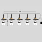 String lights ghost diagram showing 3-meter length and 0.45-meter ghost height.