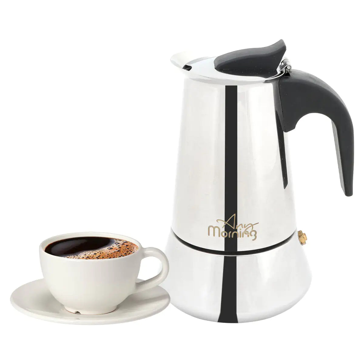 Induction-Compatible Espresso Maker - UrSuperMart