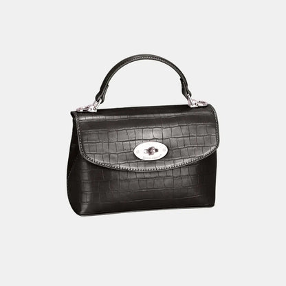 Texture Vegan Leather Handbag - UrSuperMart